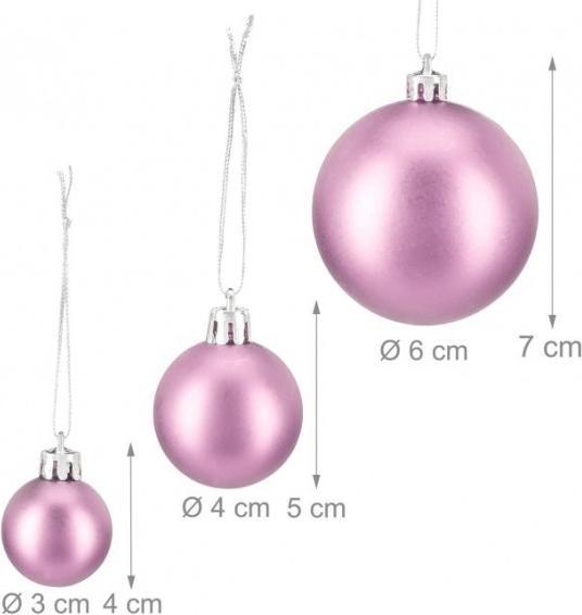 Actual product image Relaxdays Christmas Bauble Set of 100 (100 -part)