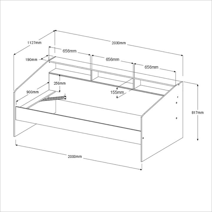 Actual product image Parisot Mustin (90 x 200 cm)