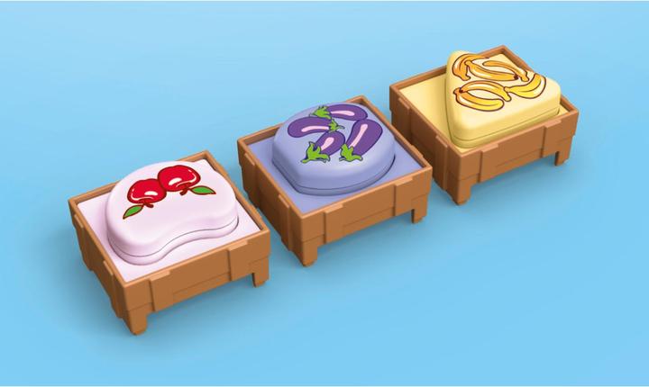 Produktbild Playmobil 71691 Playm. 1.2.3: Bio-Marktstand & Gabelstap (71691)