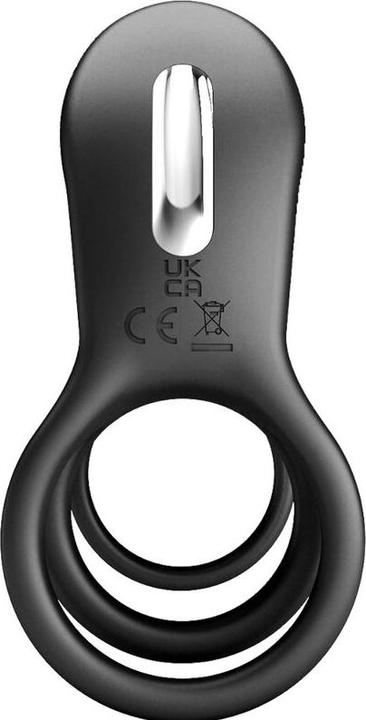 Actual product image Baile Pretty Love - Jammy Penis Sling 12 Vibration And Lick Settings Rechargeable Silicone