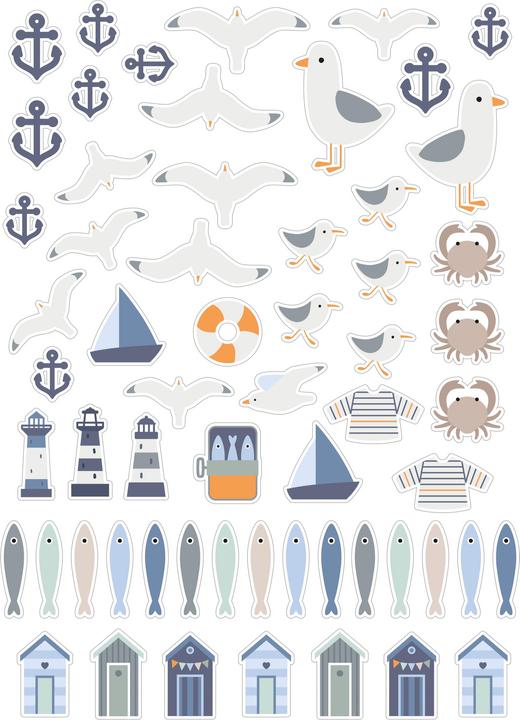 Actual product image Artemio Paper Shapes "Marée Haute"