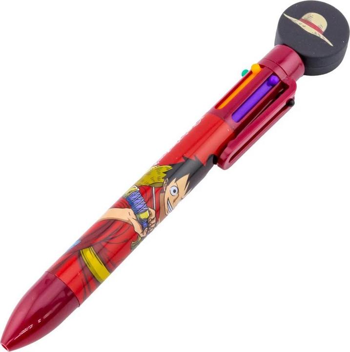 Actual product image One Piece Wano Monkey D. Luffy Multicoloured Pen (Red/black)