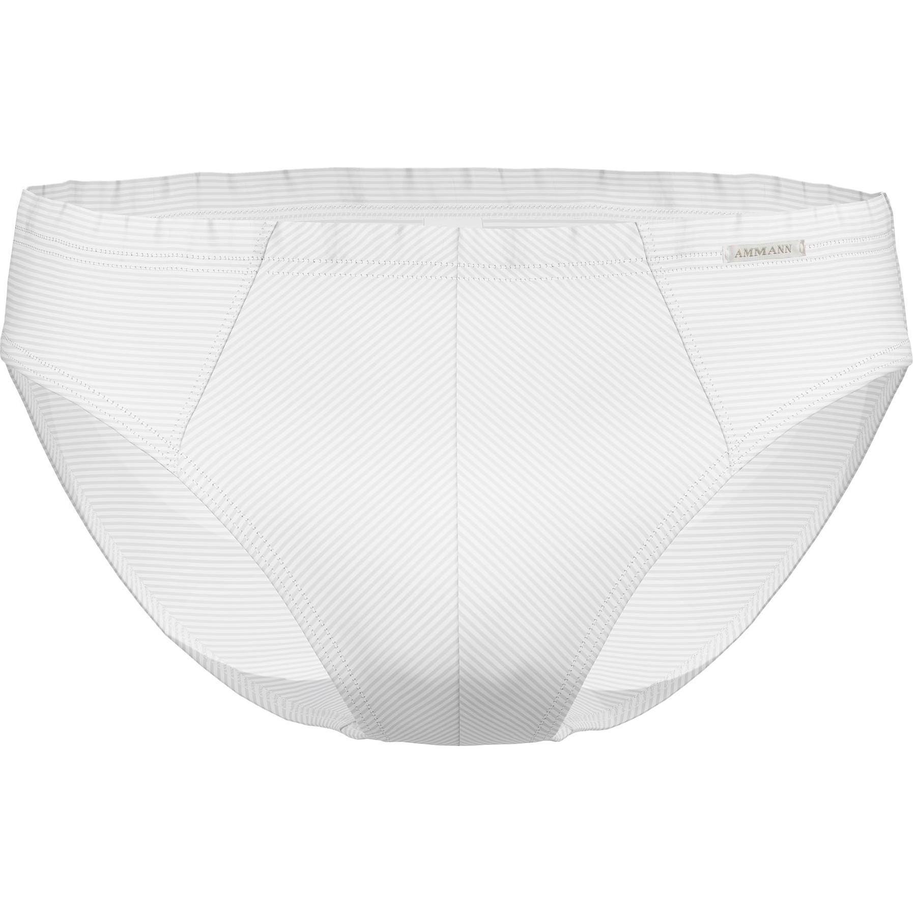 Ammann, Herren, Unterhosen, Slip Casual Bequem sitzend Cotton & More Mini Slip, Weiss, (XXL, Einzelpack)