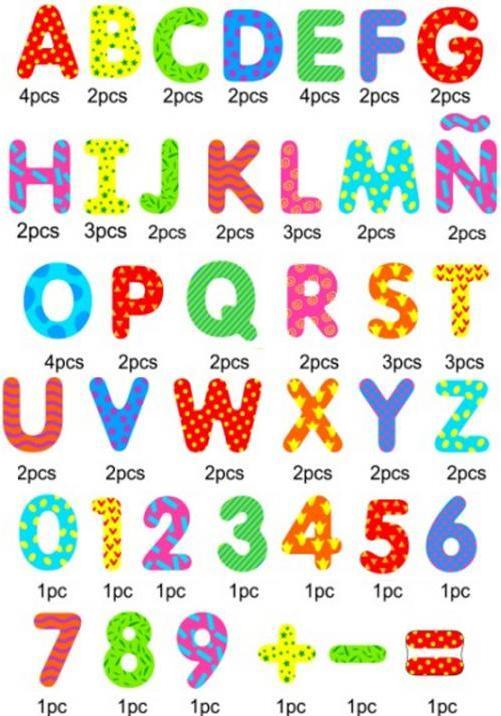 Immagine prodotto Viga Toys Lettere magnetiche (77 x)