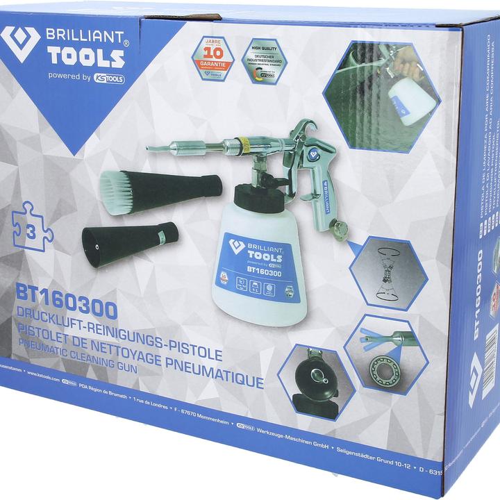 Actual product image Brilliant Tools Compressed air cleaning gun