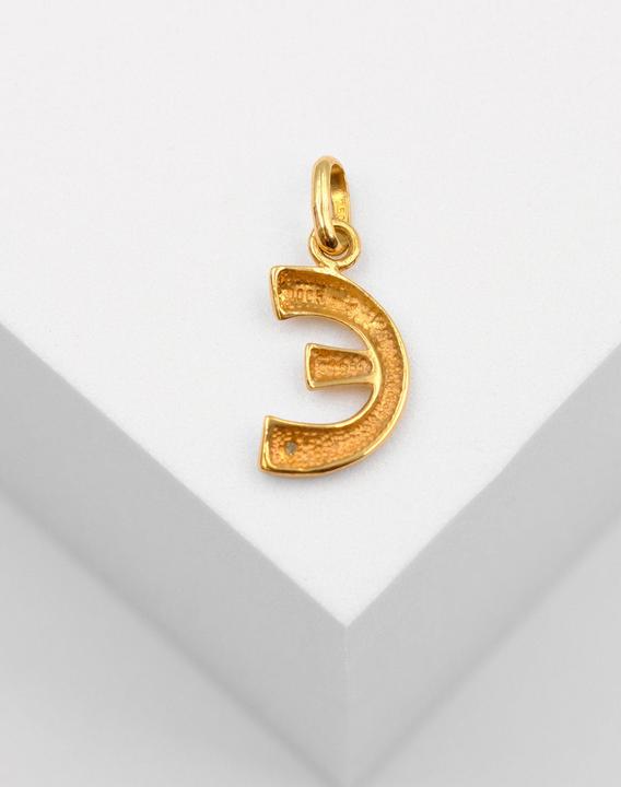 Image du produit Muau Lettre (750, Or blanc, Or jaune 18 carats)