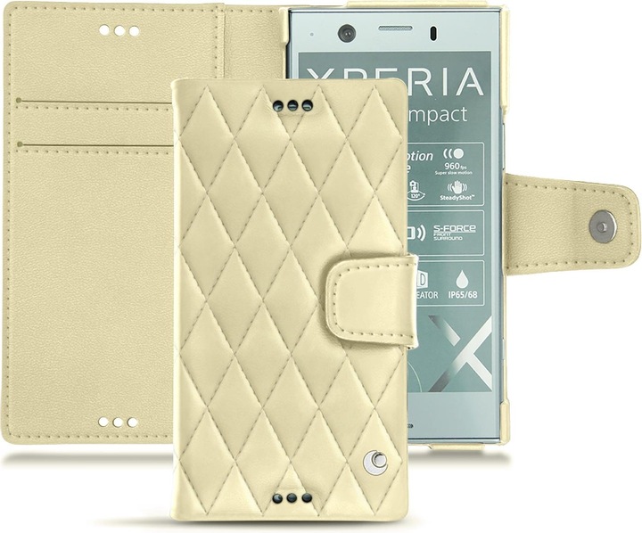 Noreve Lederschutzhülle Wallet (Sony Xperia XZ1 Compact)