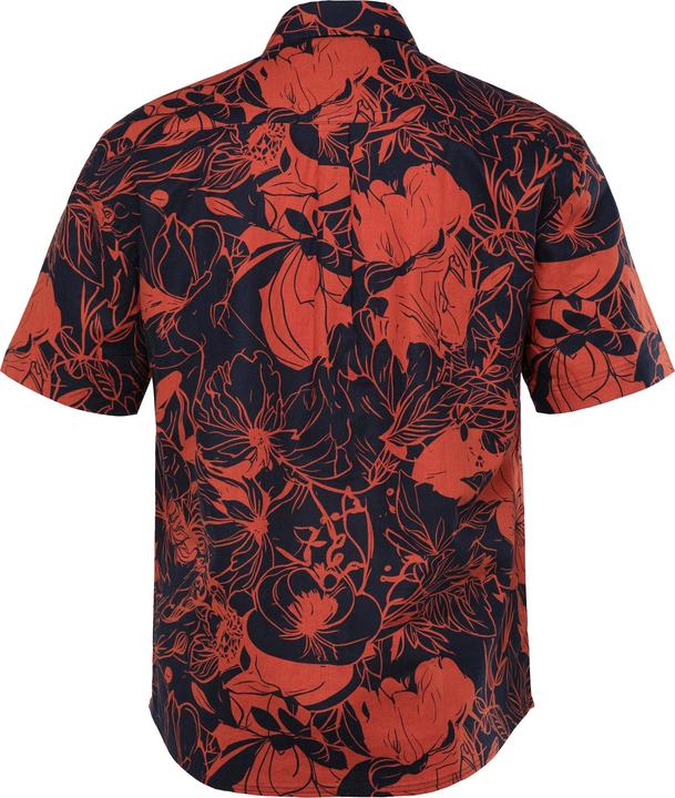 Actual product image JP1880 JP 1880 linen-blend shirt, short sleeve, Kent collar, all-over print, modern fit, up to 8 XL (XL)