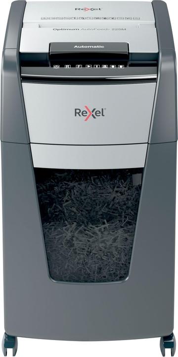 Rexel Aktenvernichter Optimum AutoFeed+ 225M Mikroschnitt 2 x 15 mm 60 l Blattanzahl (max.): 225 Sicher (Microschnitt)