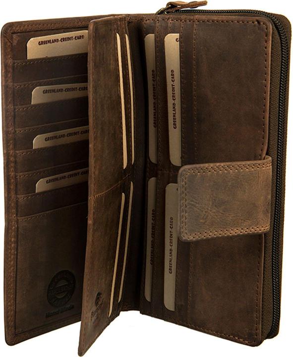 Produktbild Greenland Nature Montenegro Geldbörse RFID Leder 9,5 cm