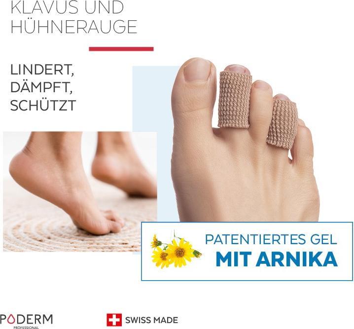 Immagine prodotto Poderm Bendaggio protettivo per le dita dei piedi per i clavi/cornetti (Decompressione, 202.50 ml)