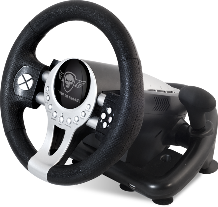 Actual product image Spirit Of Gamer Race Wheel Pro 2 (Xbox Series X, Xbox One S, Xbox Series S, PS3, PC, PS4, Xbox One X)