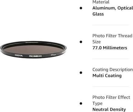 Productafbeelding Hoya Pro ND32 filter (77 mm, ND / grijsfilter)