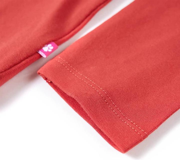 Immagine prodotto VidaXL Camicia da bambino a maniche lunghe rosso scuro 128,Materiale: 95 % cotone (128)