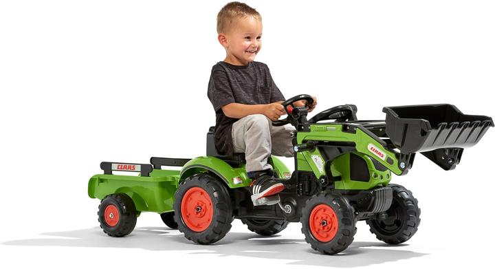 Actual product image Falk Toys Claas tractor + trailer L
