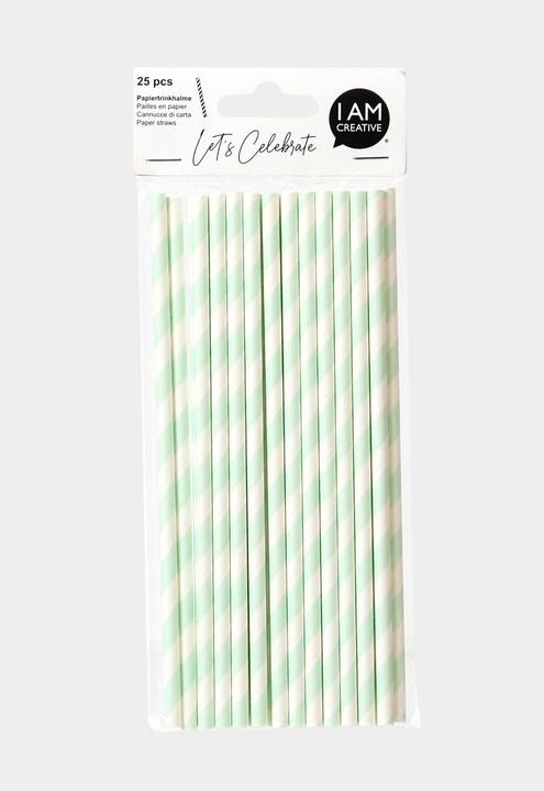 Produktbild I Am Creative Papiertrinkhalme (25x)