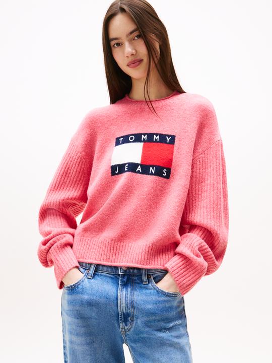 Immagine prodotto Tommy Jeans Tjw Melange Flag Sweater Rib Ext (L)