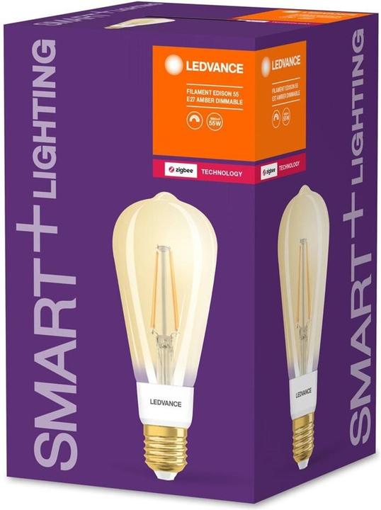 Produktbild Ledvance Smart+ Filament Edison (E27, 6 W, 680 lm, 1 x, E)