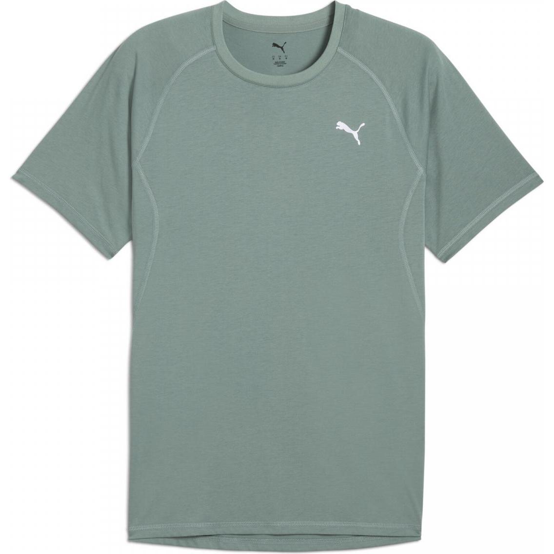 Puma, Herren, Sportshirt, M Run Velocity Tee (Tri-Blend) (L), Weiss, L