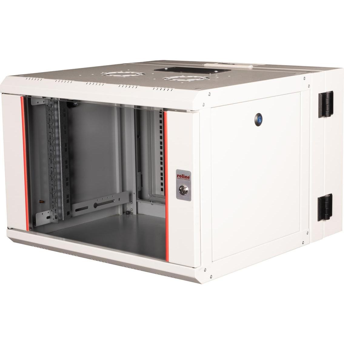 Thumbnail - Roline 19-Zoll Wandgehäuse Pro 7 HE (7 HE, 19 Zoll Rack), Serverschrank, Grau