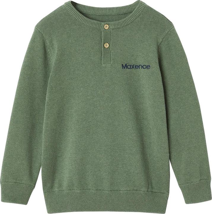 Immagine prodotto Vertbaudet Maglia da ragazzo con collo rotondo e abbottonatura (98, 104)