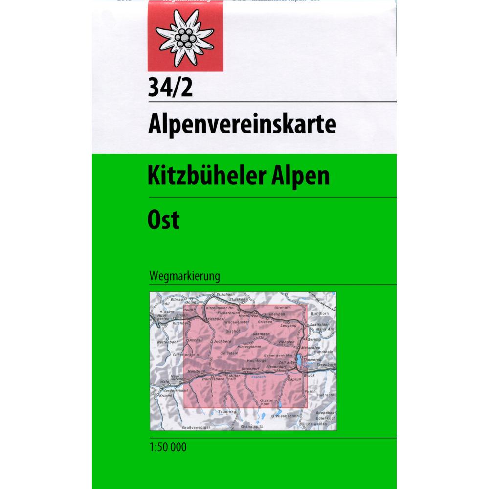 Kitzbuheler Alpen, Landkarte