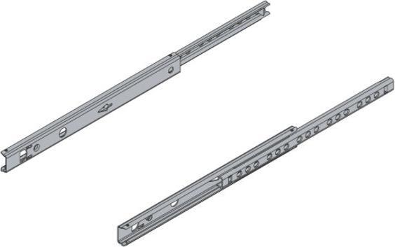 Produktbild Hettich Schubladenschiene Teilauszug 195-305 mm verzinkt 9136673 2 Stück