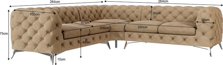 Actual product image Ropez Chelsea (Corner sofa)