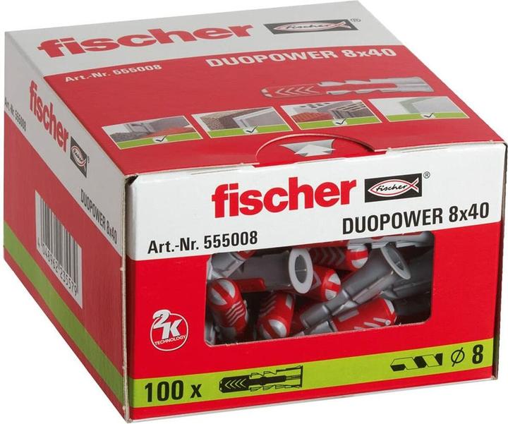 Produktbild Fischer DuoPower 8x40 (100 Stk.)