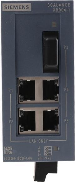 Actual product image Siemens PLC Ethernet switch XB004-1 (4 ports)