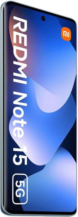 Produktbild Xiaomi REDMI NOTE 15 12+512GB DS 5G GLACIER BLUE (512 GB, Glacier Blue, Hellblau, 6.77", Dual SIM, 5G)