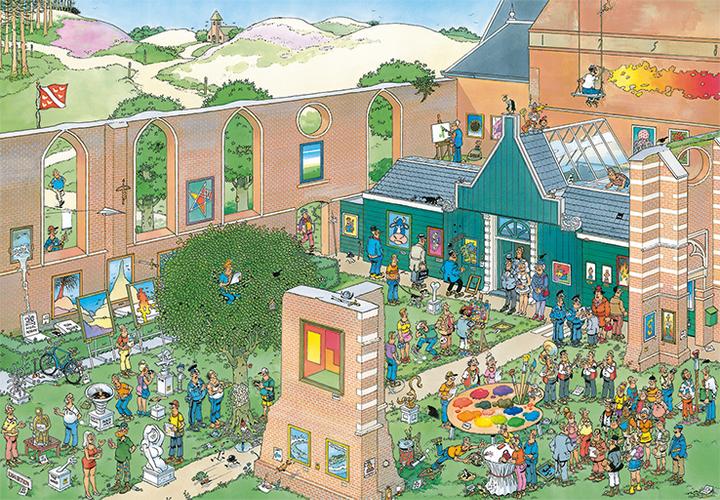 Actual product image Jumbo JvH De Art Market (2000) (2000 pieces)