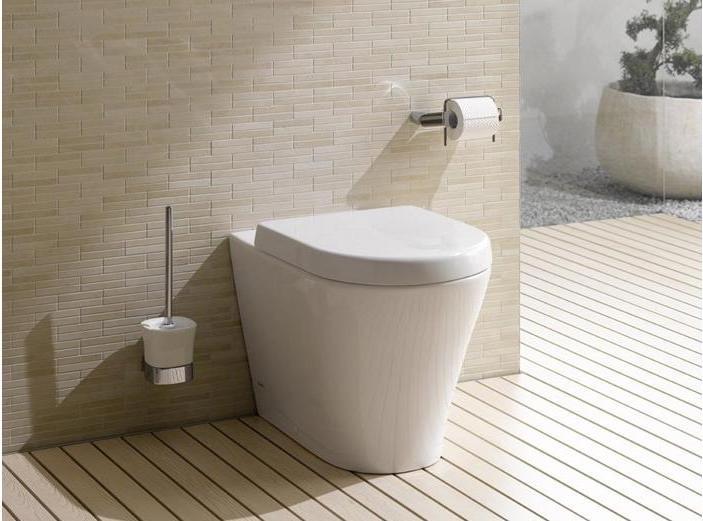 Produktbild TOTO MH Stand-WC tief, randlos, Abgang waagerecht weiss