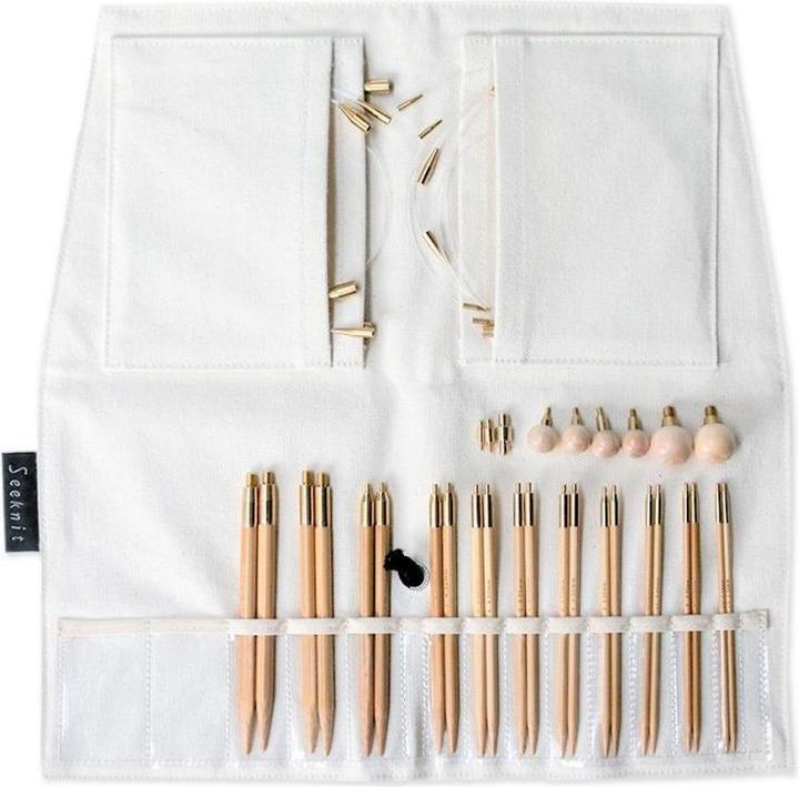 Seeknit Nadelset austauschbare Nadelspitzen Koshitsu Premium 2,50 - 6,00 mm 10,0 cm Mini