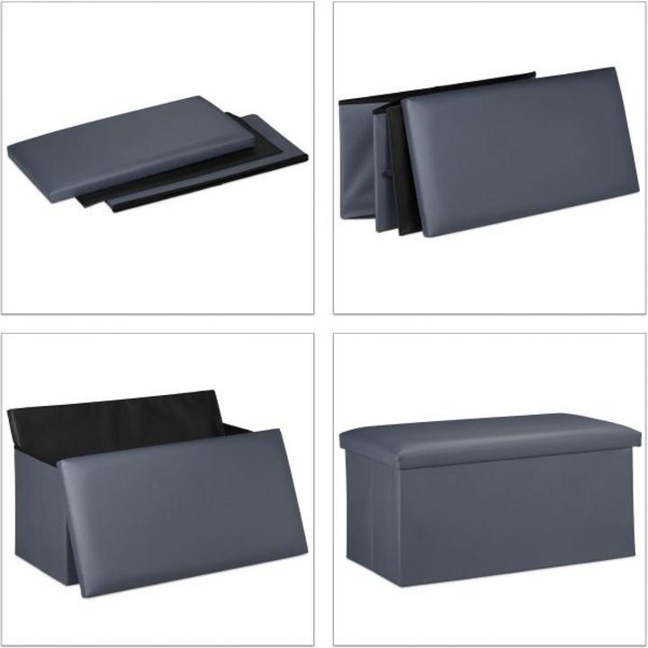 Actual product image Relaxdays Storage Bench (76.50 cm)