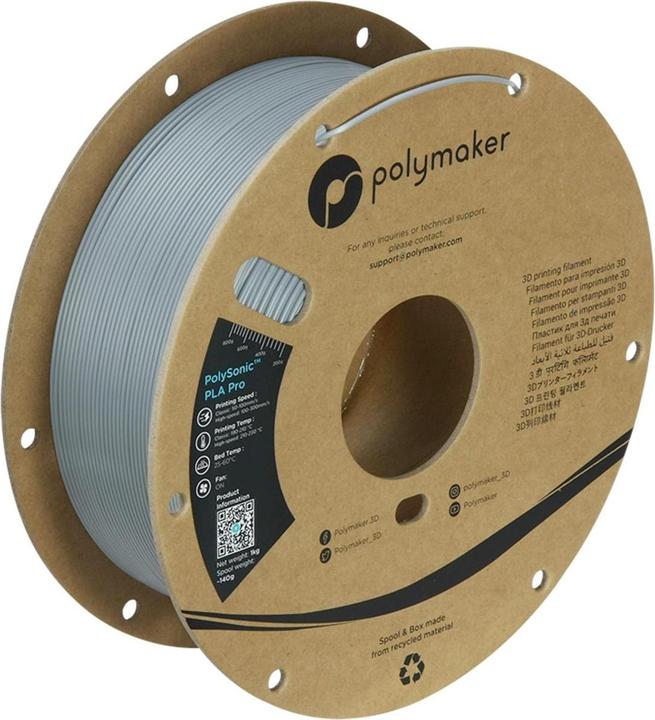 Actual product image Polymaker PolySonic High Speed PLA PRO (PLA, 1.75 mm, 1000 g)