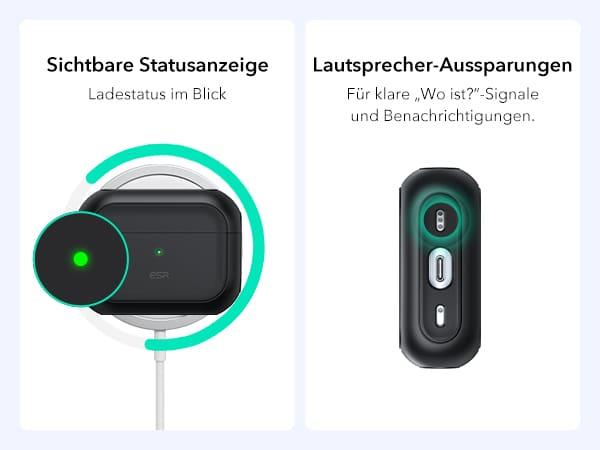 Actual product image ESR Orbit Hybrid HaloLock AirPods Pro 3 (Charging case cover)