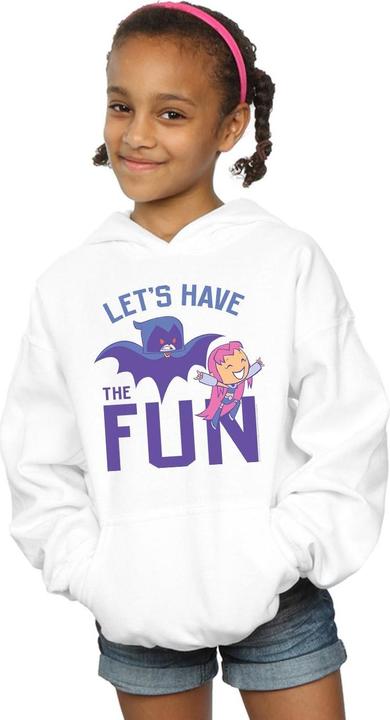 Image du produit - Sweat à capuche TEEN TITANS GO LET'S HAVE THE FUN - Fille (128)