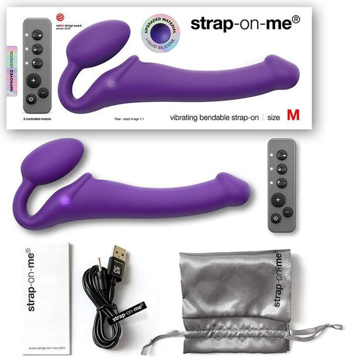 Produktbild Strap-on-me Vibrating Bendable Strap-on