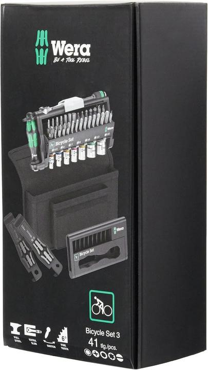 Produktbild Wera Bicycle Set 3 (Kreuz Phillips PH, Innenvierkant)