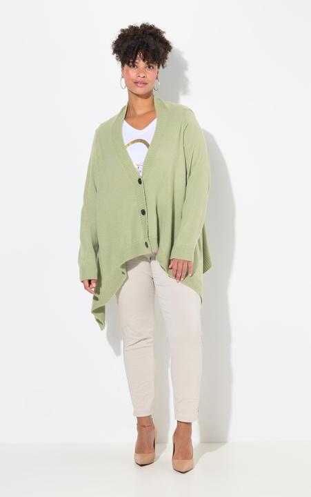 Immagine prodotto Miamoda Strickjacke, Cape-Look, Knopfleiste, Langarm (54)