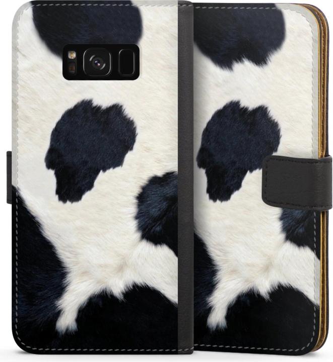 Produktbild DeinDesign Tasche für Samsung Galaxy S8 Plus Handy Flip Case Wallet Cover Handytasche Leder Animal-Look (Samsung Galaxy S8+)