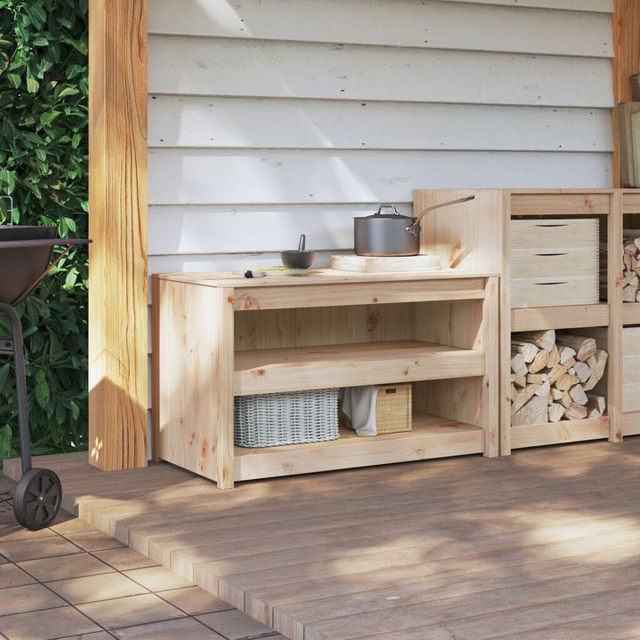 Actual product image vidaXL Küchenaufbewahrung (55 x 106 x 64 cm)