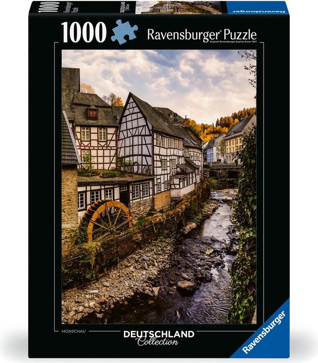 Actual product image Ravensburger Puzzle 12000792 - Monschau in der Eifel - 1000 piece jigsaw puzzle for adults aged 14 and over (1000 pieces)