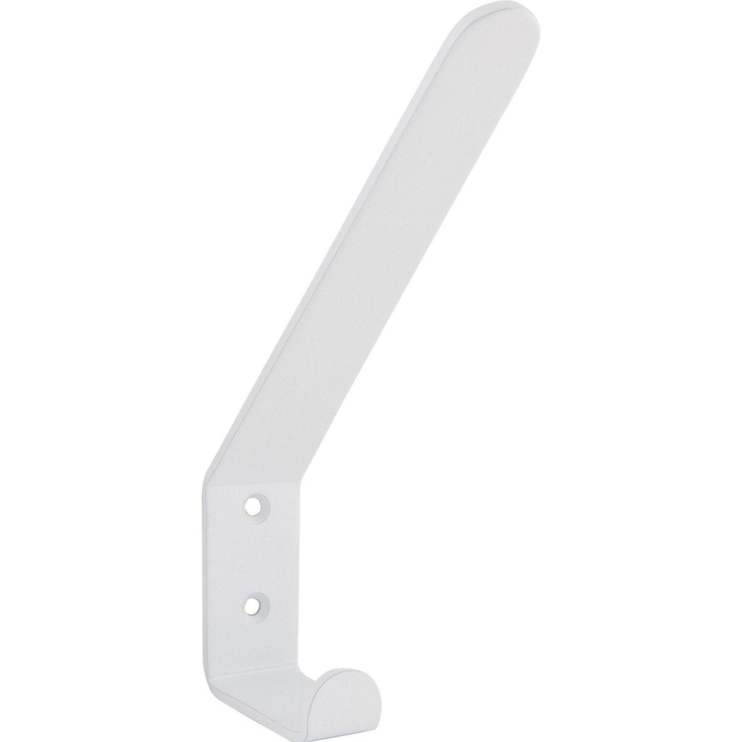 Pohl, Garderobe + Kleiderhaken, Huthaken Amenti Breite 25 mm, Gaderobenhaken Höhe 141 mm, Stahl weiss