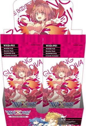 Actual product image Tinisu WiXoss TCG Glowing Diva Display Box (WXDi-P01-Eng) (English, Booster display)