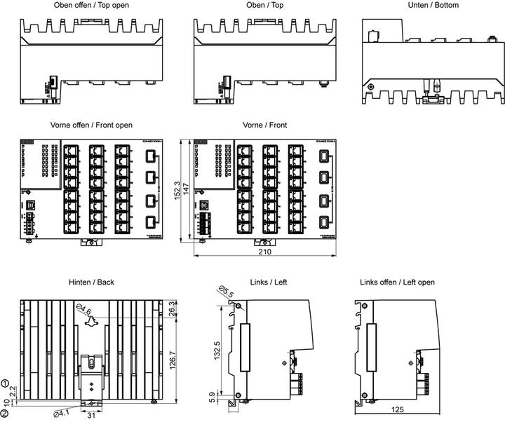 Actual product image Siemens SIEM Switch (24 ports)
