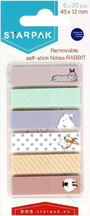 Starpak Indexing tab 45x12mm 6x20K Rabbit (45 x 12 mm)