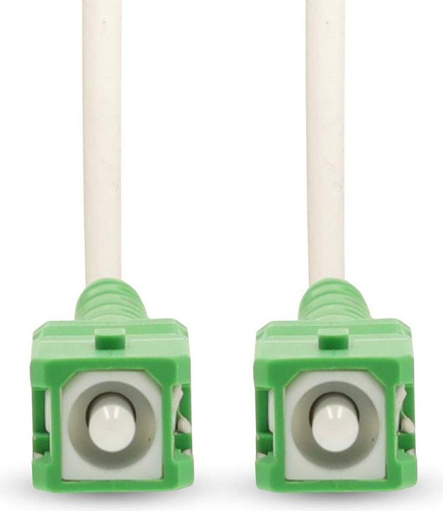 Produktbild Nedis Glasfaser-Netzwerkkabel | SMF (Single Mode Phase) | SC/APC | SC/APC | 100 Gbps | 6.00 m | Weis (6 m)