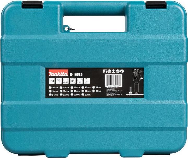 Produktbild Makita B-52308 (32 mm, 16 mm, 15 mm, 28 mm, 17 mm, 13 mm, 10  mm, 22 mm, 19 mm, 31 mm, 14 mm, 25 mm, 30 mm, 26 mm, 21 mm, 18 mm, 23 mm, 12 mm, 24 mm, 29 mm, 20 mm, 27 mm, 11 mm)
